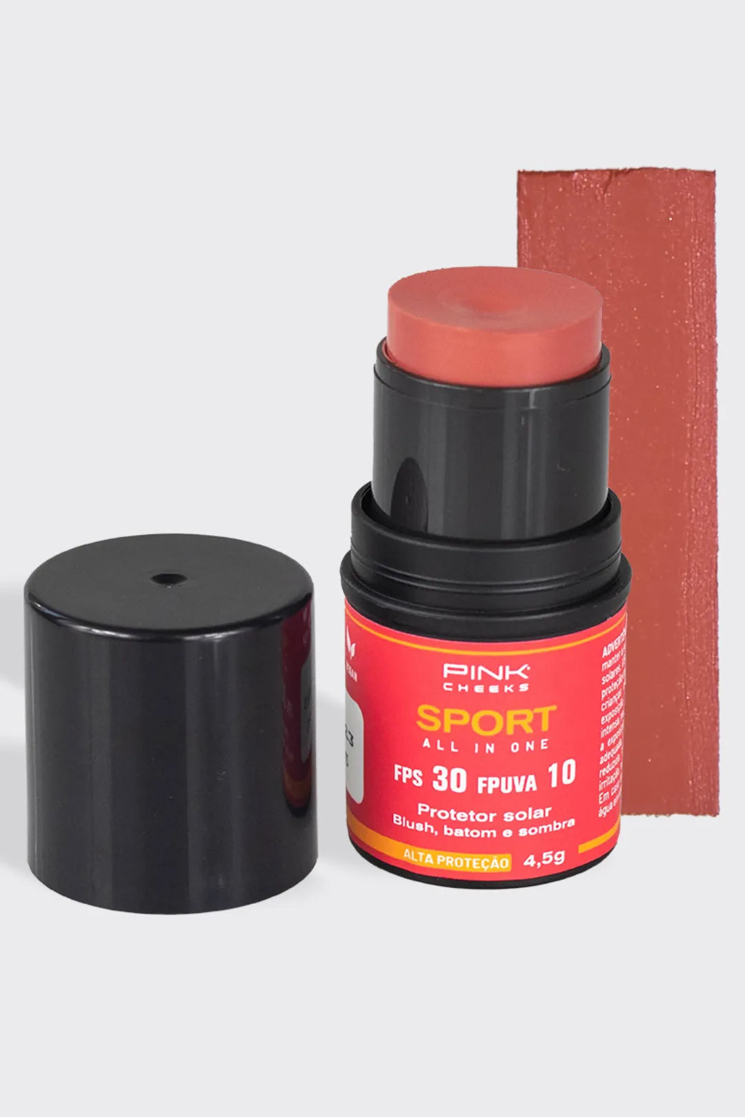 Sport Make Up Blush All in One - Soft Peach FPS30 / FPUVA10 - Pink Cheeks