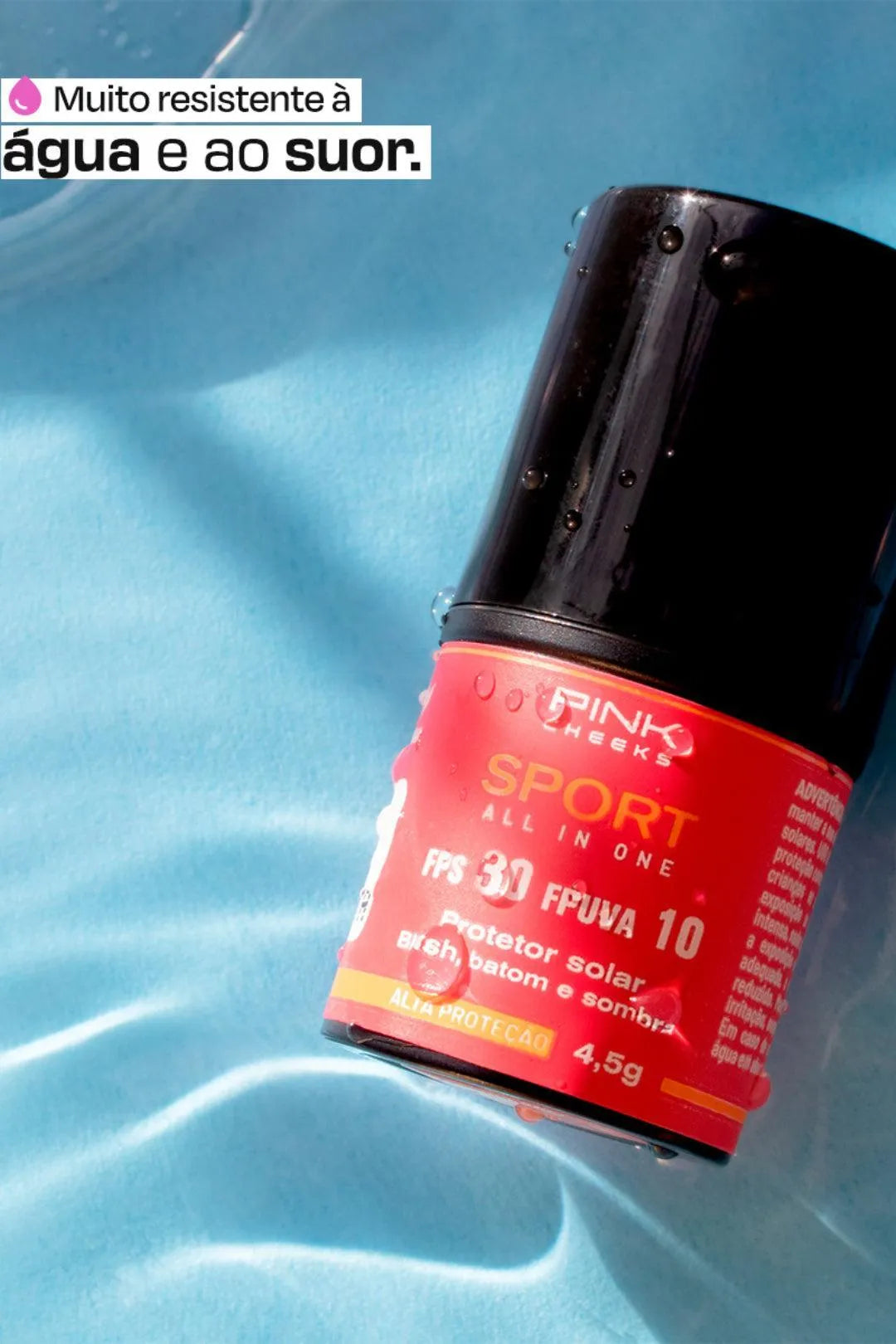 Sport Make Up Blush All in One - Soft Peach FPS30 / FPUVA10 - Pink Cheeks