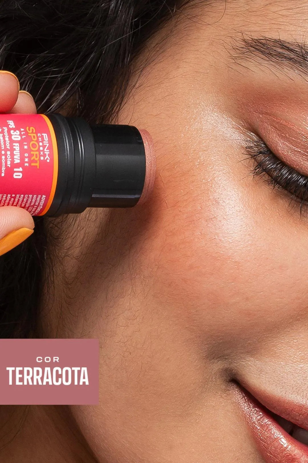 Sport Make Up Blush All in One - Terracota FPS30 / FPUVA10 - Pink Cheeks
