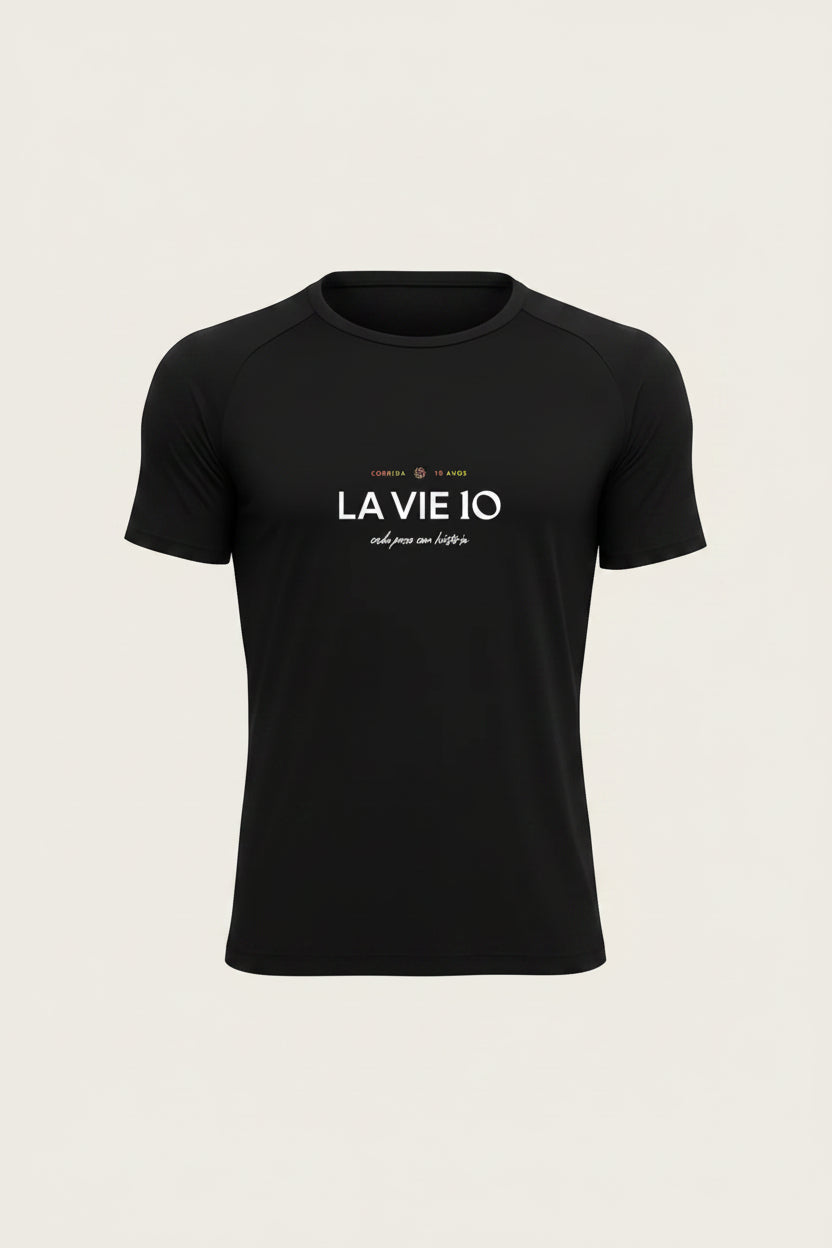 Camisa UV 50 Raglan Unisex Corrida La Vie 10 anos