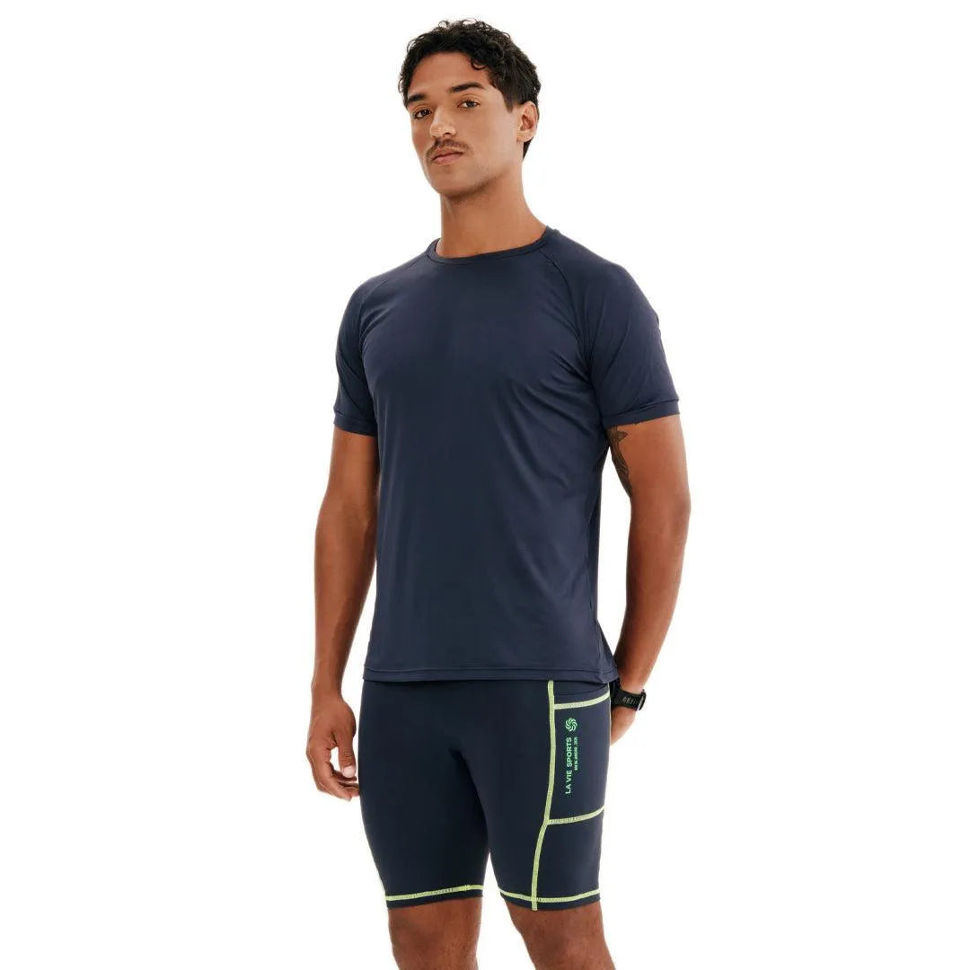 Bermuda de Compressão com Multibolsos Masculina Total Emana Mar