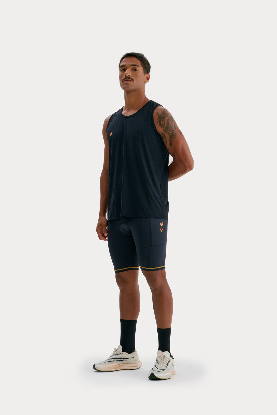 Bermuda de Compressão com Multibolsos Masculina Sette Preta