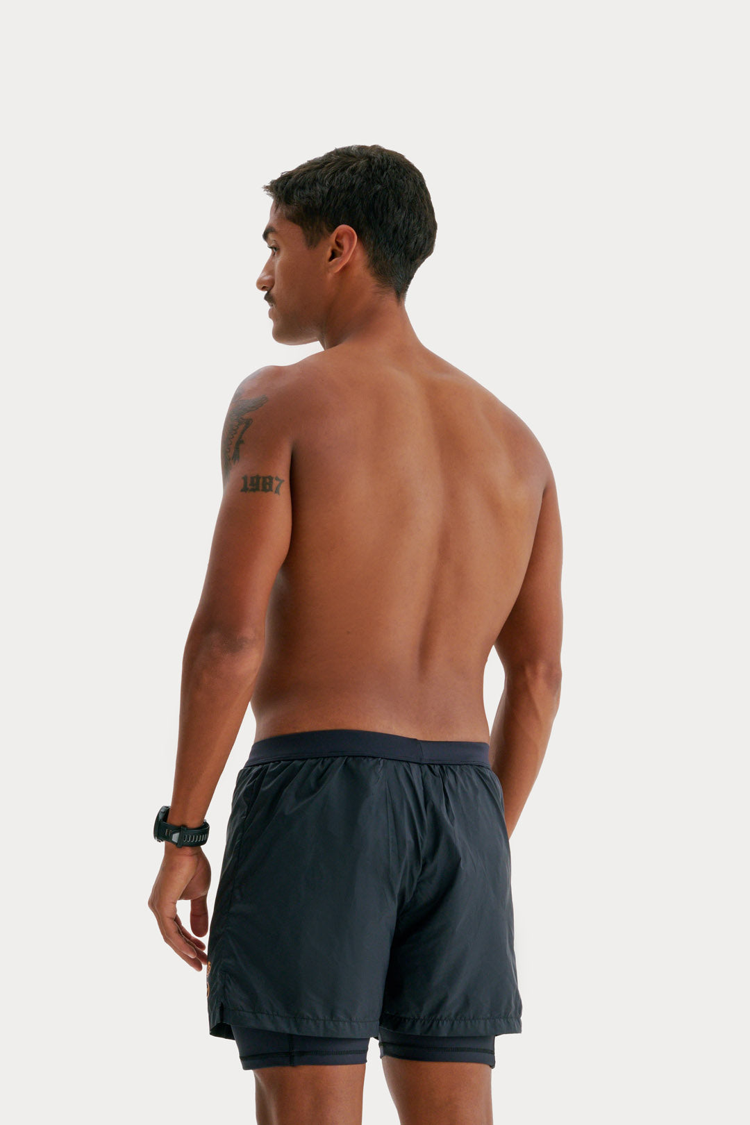 Bermuda de Compressão com Multibolsos Soltinha Masculina Sette Preta