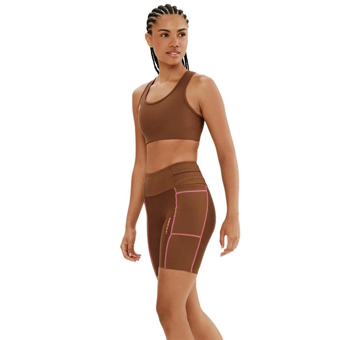 Bermuda de Compressão com Multibolsos Total Emana Terra