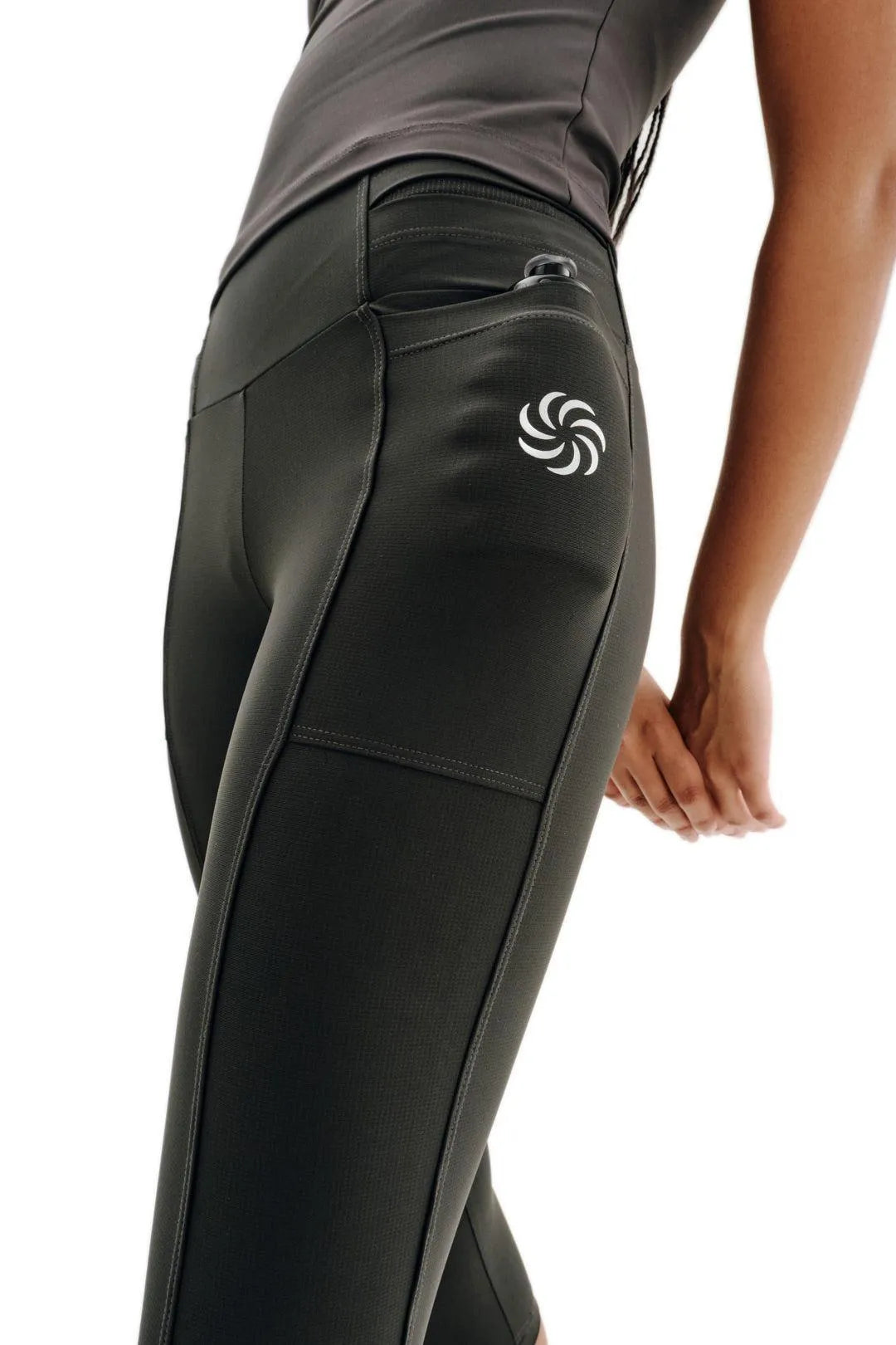 Corsário de Compressão com Multibolsos Grafite