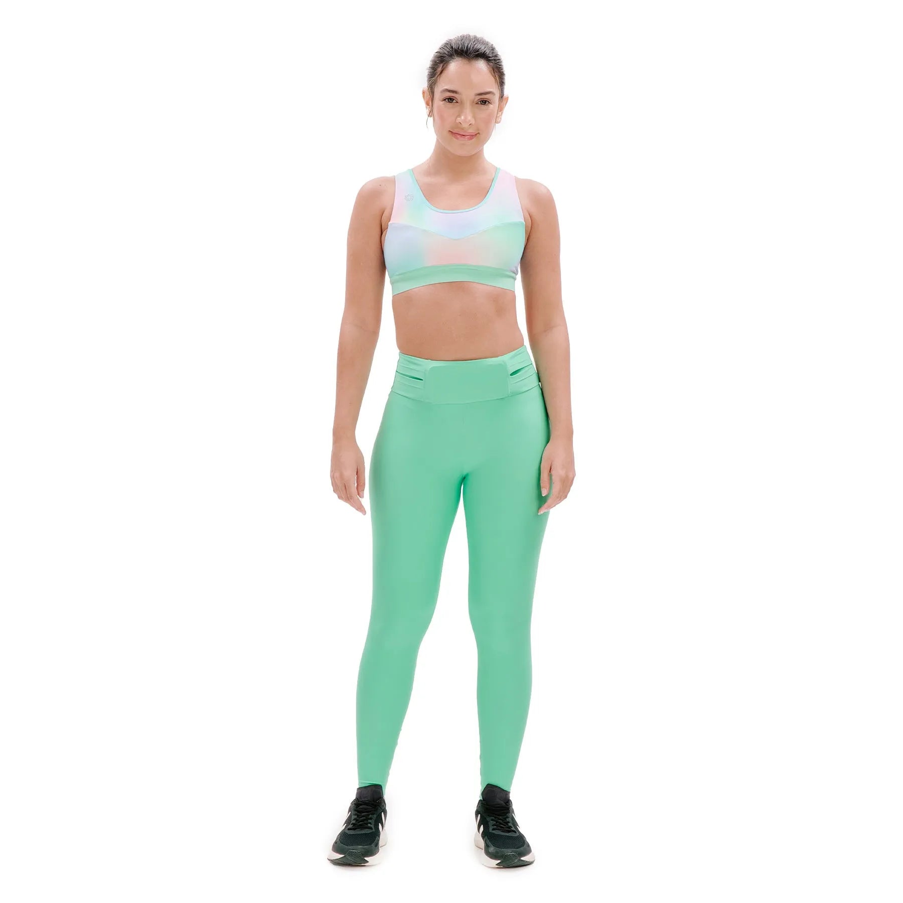 Calça de Compressão com Bolso 360º Total Emana Menta