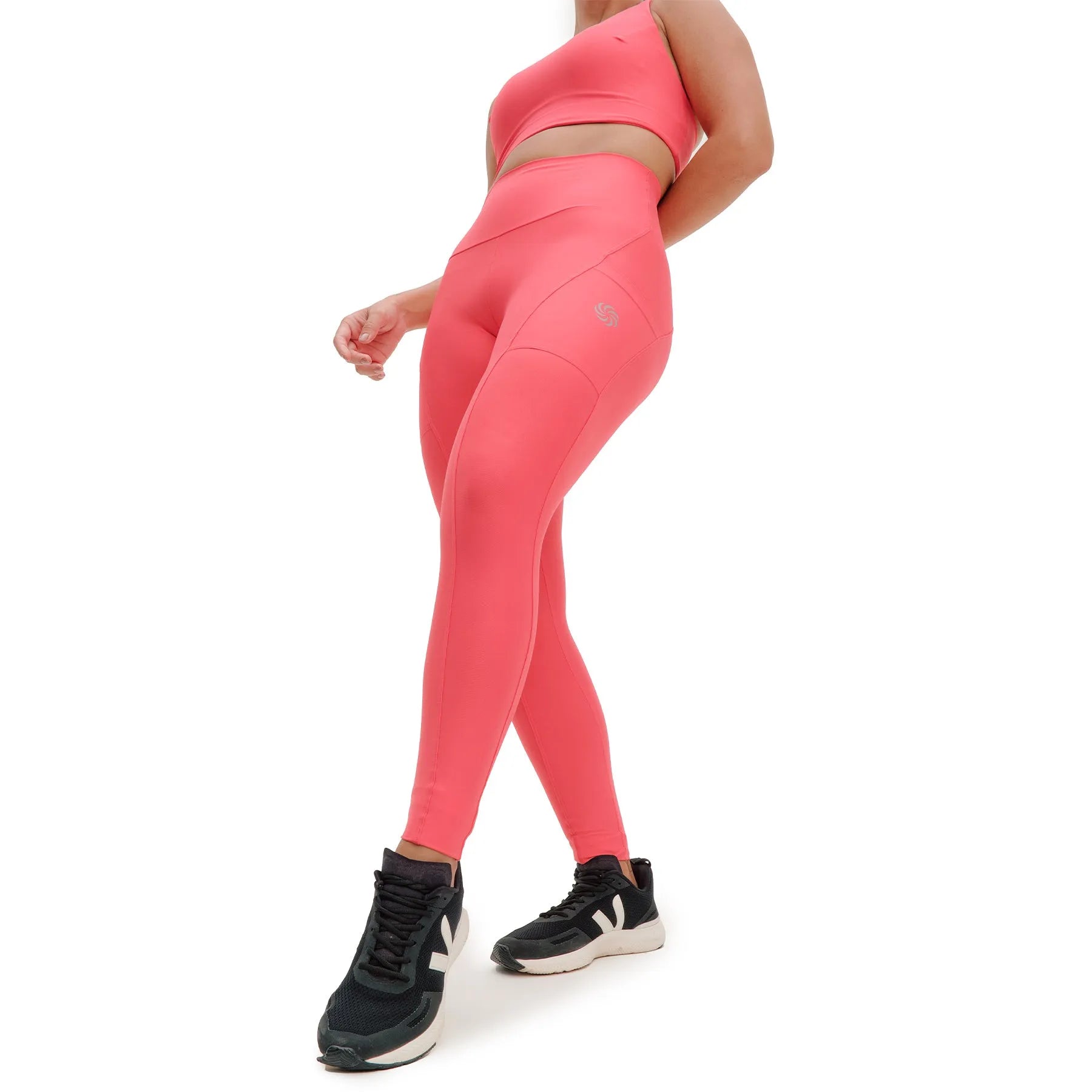 Calça de Compressão com Bolsos Clássica