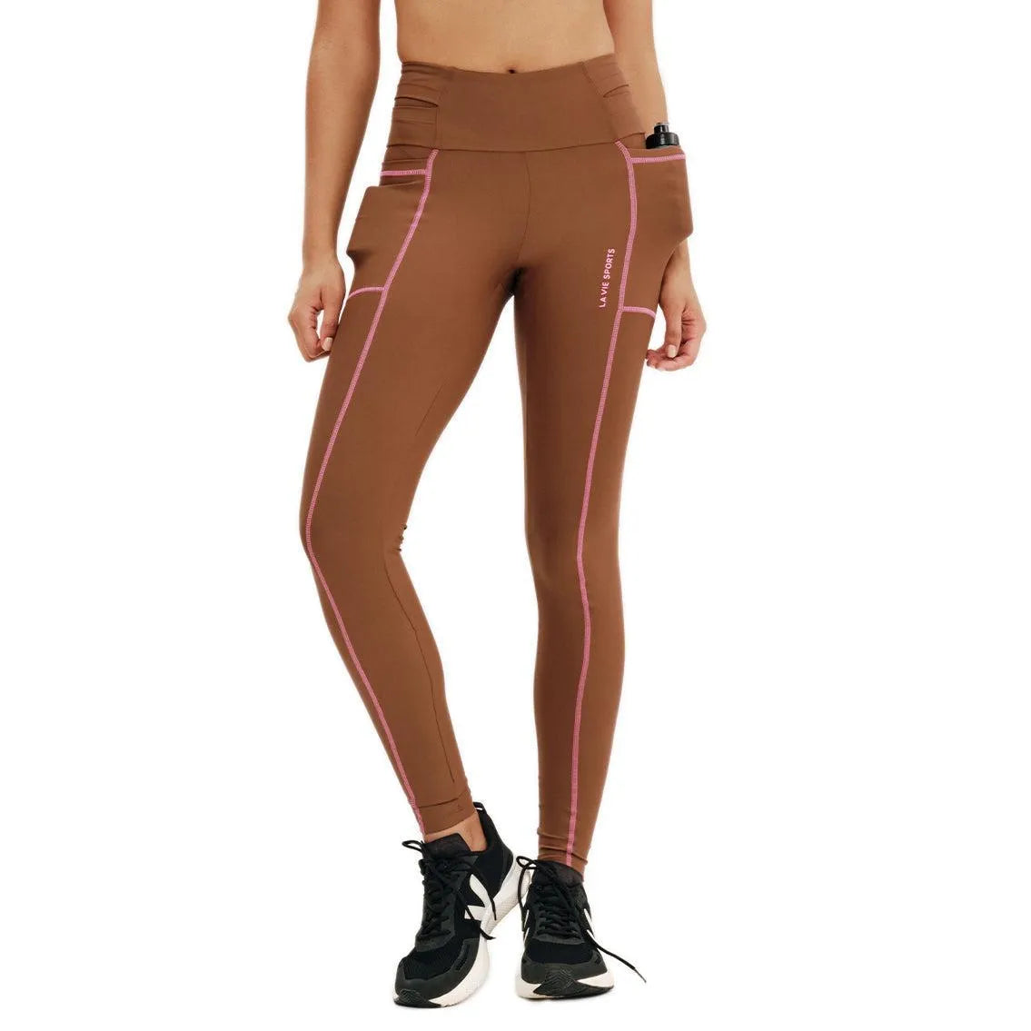 Calça de Compressão com Multibolsos Total Emana Terra