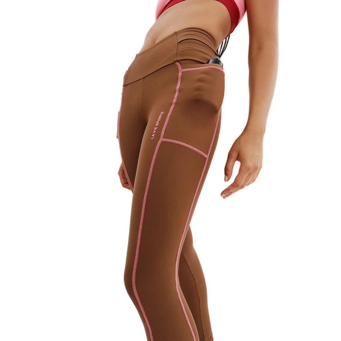 Calça de Compressão com Multibolsos Total Emana Terra