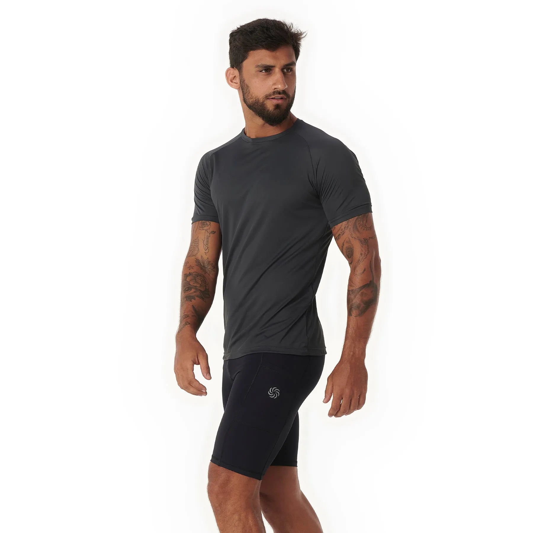 Camisa UV 50 Raglan Masculina Grafite