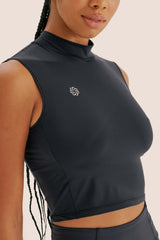 CROPPED GOLINHA PRETO
