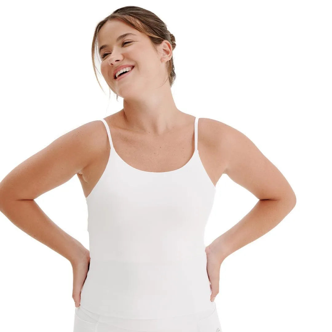 Camiseta de compressão Alcinha Total Emana Branca