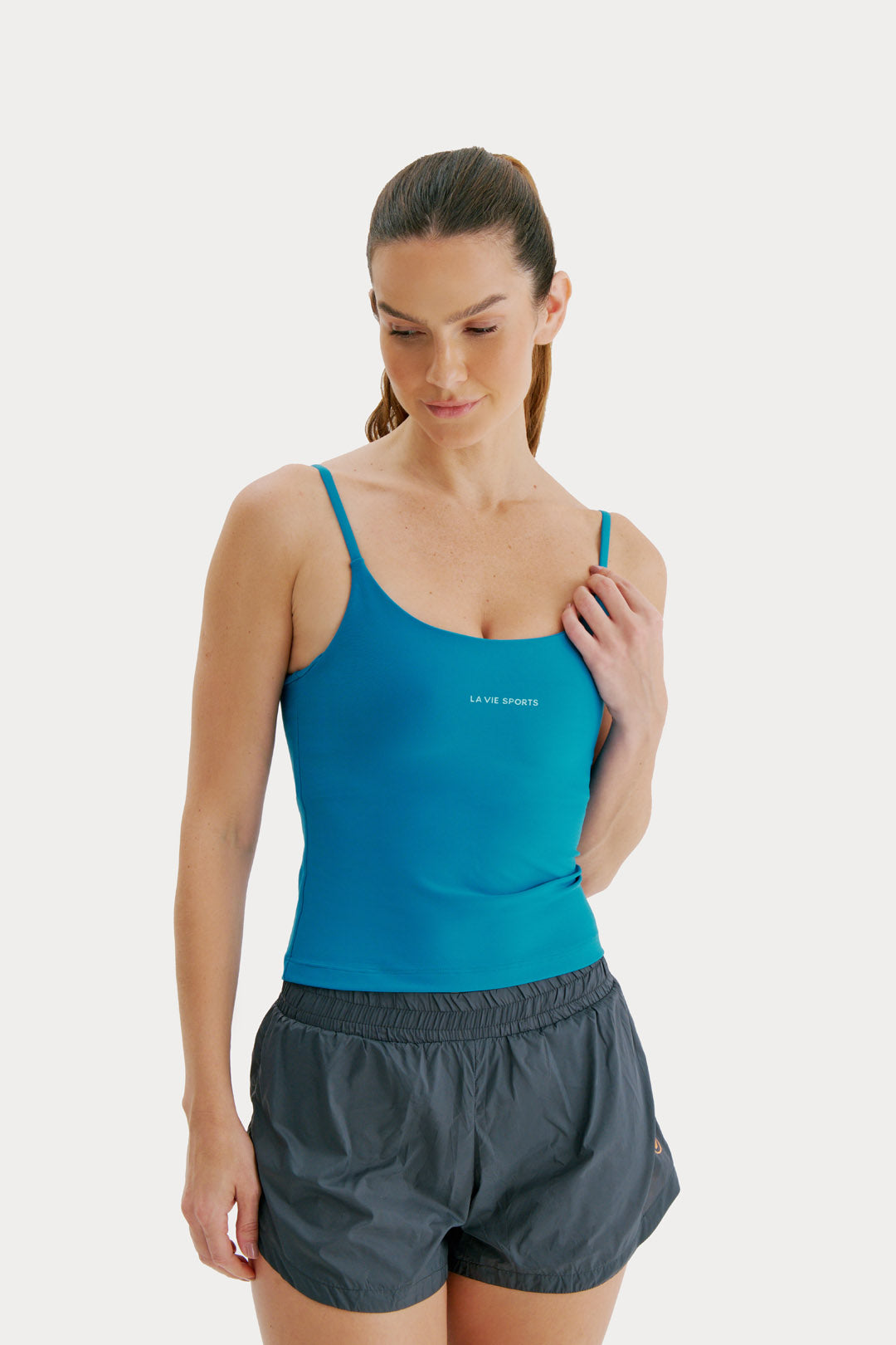 Camiseta de compressão Alcinha Sette Azul