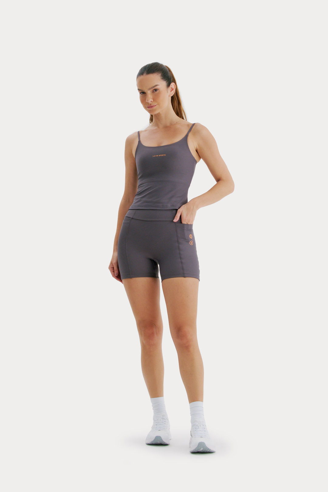 Camiseta de compressão Alcinha Sette Cinza