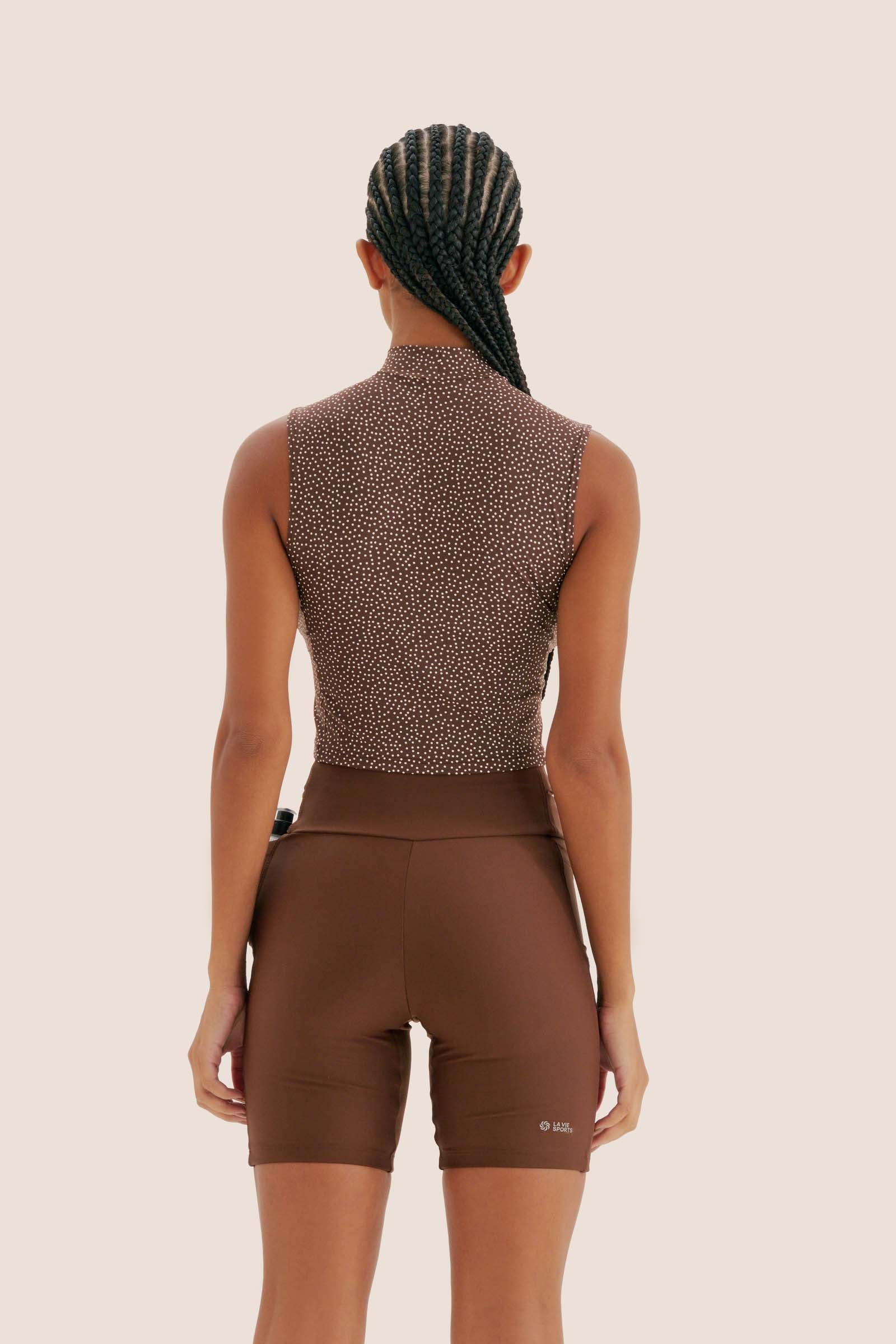 CROPPED GOLINHA FLUIDO CAFÉ POÁ