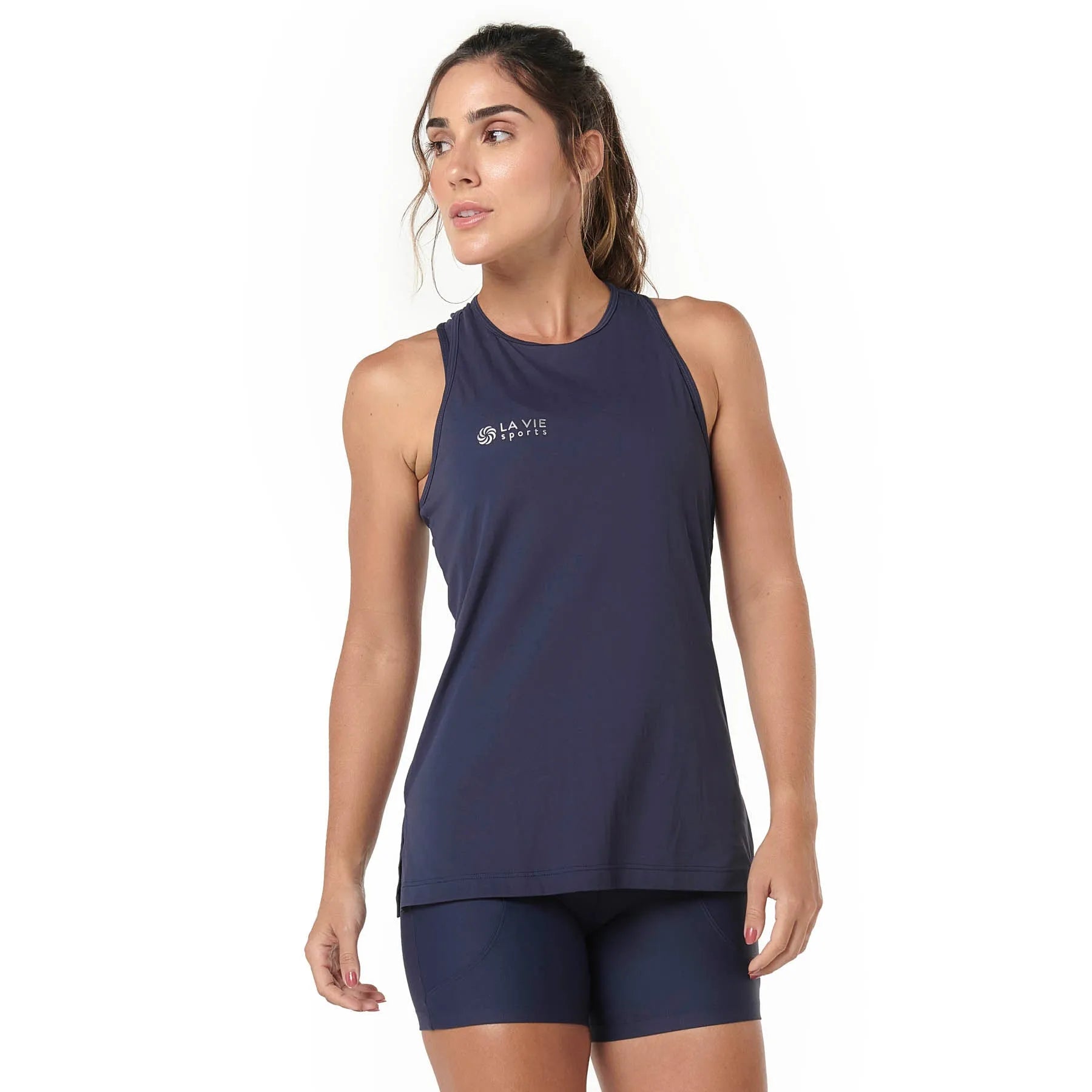 Camiseta UV 50 Comportada Marinho