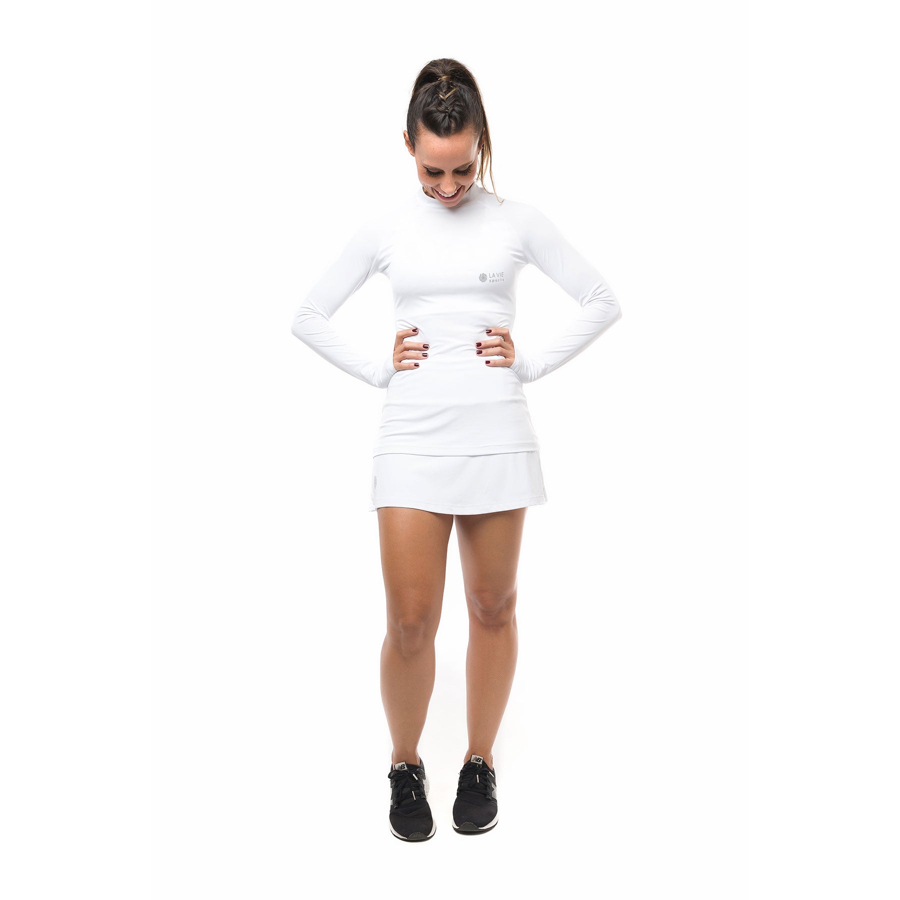 Camisa UV Manga Longa Fluida Branco