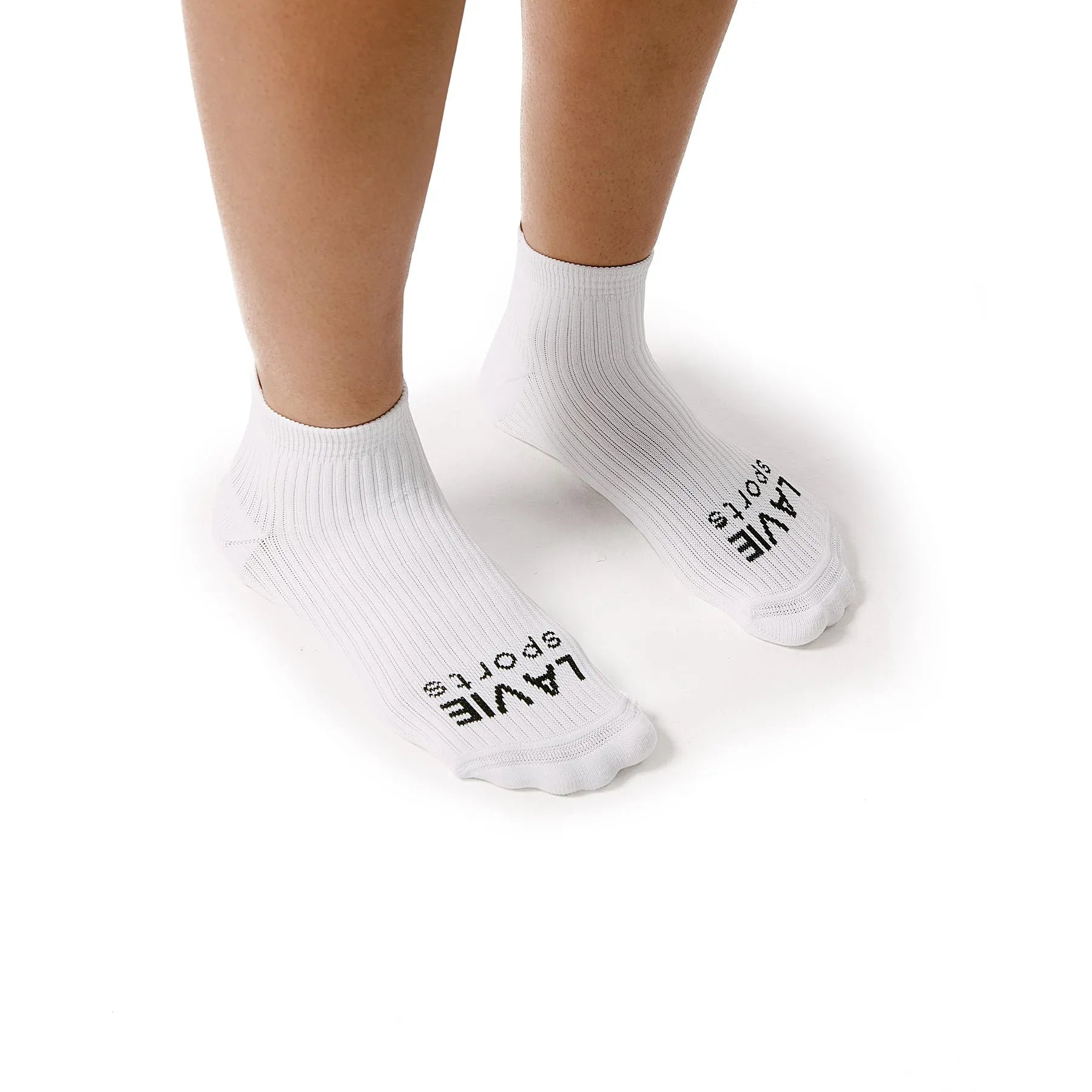 Meia de Compressão Emana Cano Baixo La Vie Branco