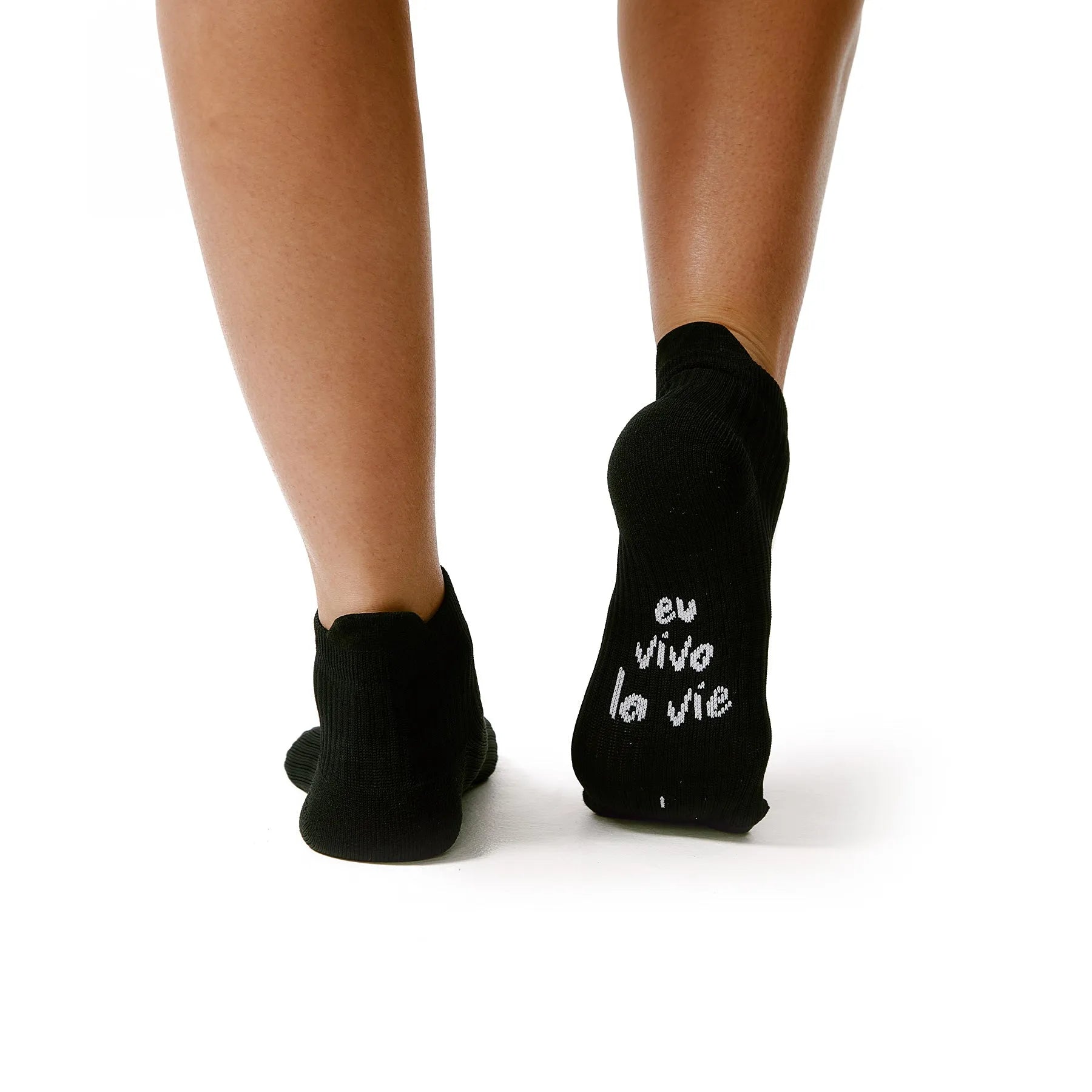 Meia de Compressão Emana Cano Baixo La Vie Preto