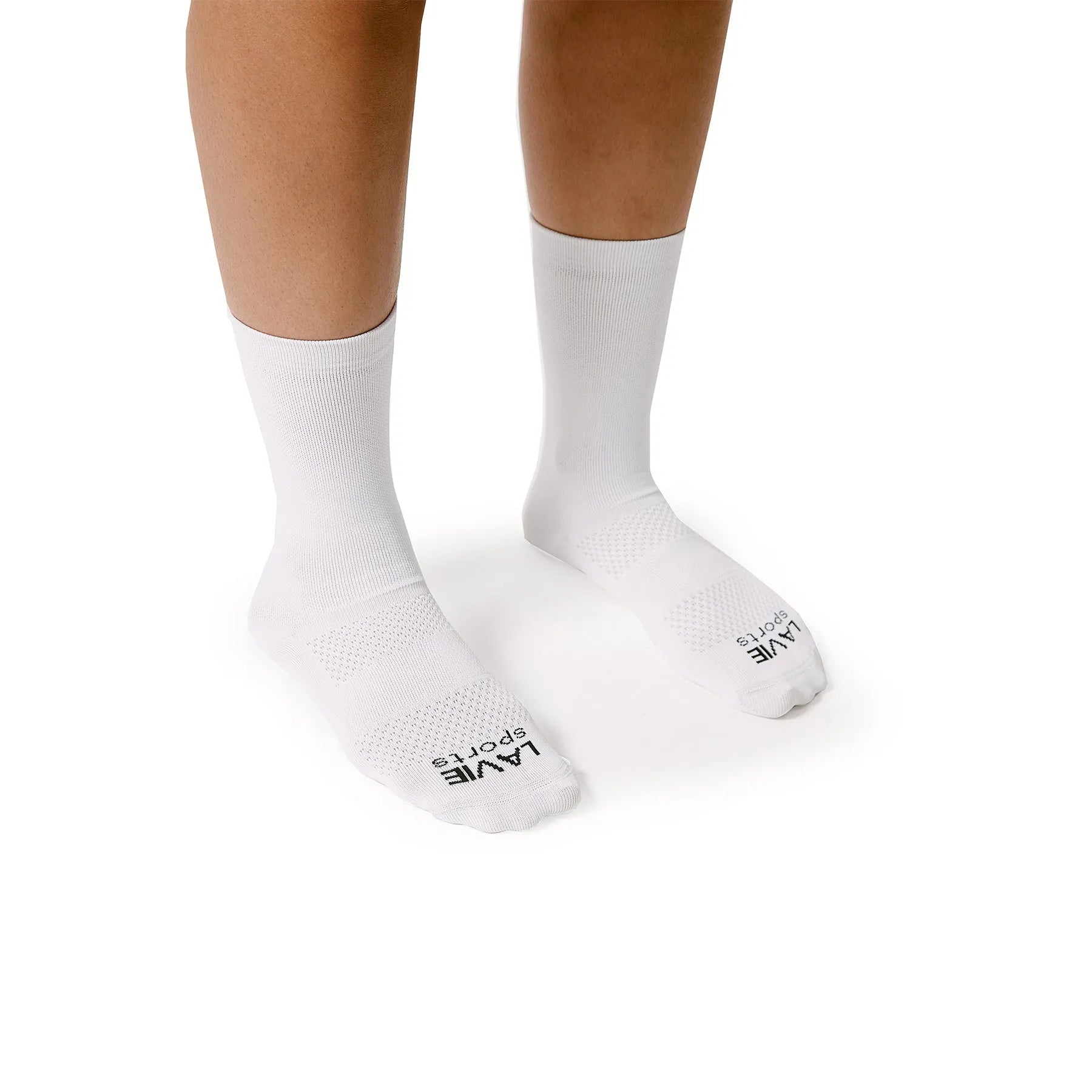 Meia de Compressão Emana Cano Médio La Vie Branco