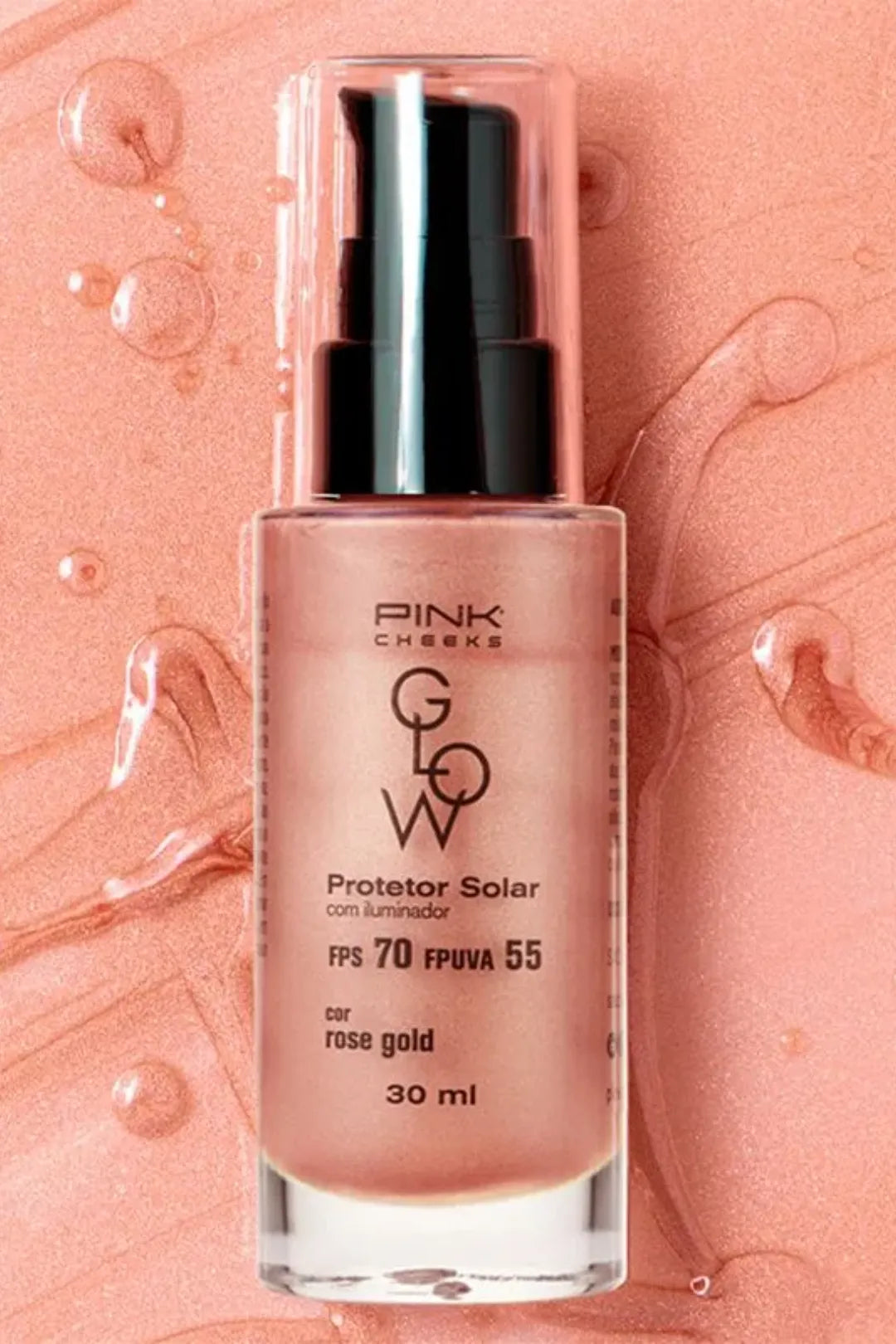 Glow Booster - Rose Gold FPS70 30ml - Pink Cheeks