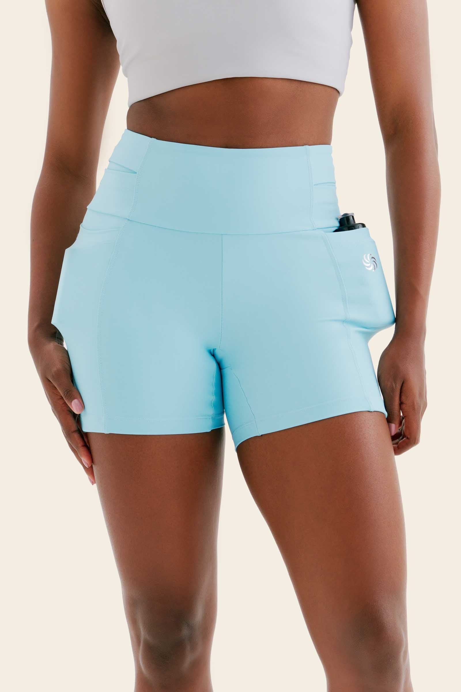 SHORT DE COMPRESSÃO COM MULTIBOLSOS CURTO TOTAL EMANA BRISA