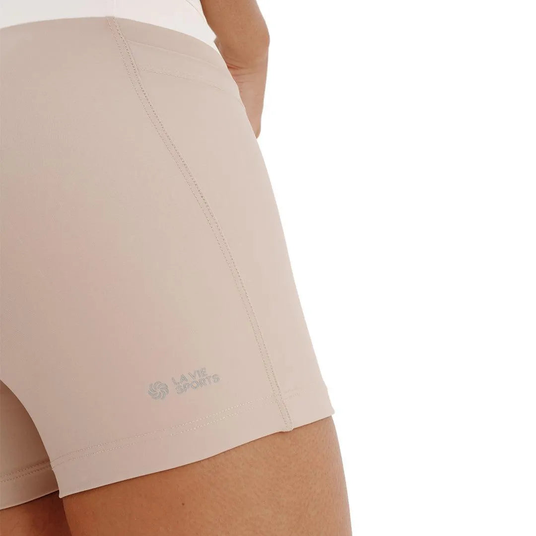 Short de Compressão Curto com Multibolsos Total Emana Cappuccino e Latte