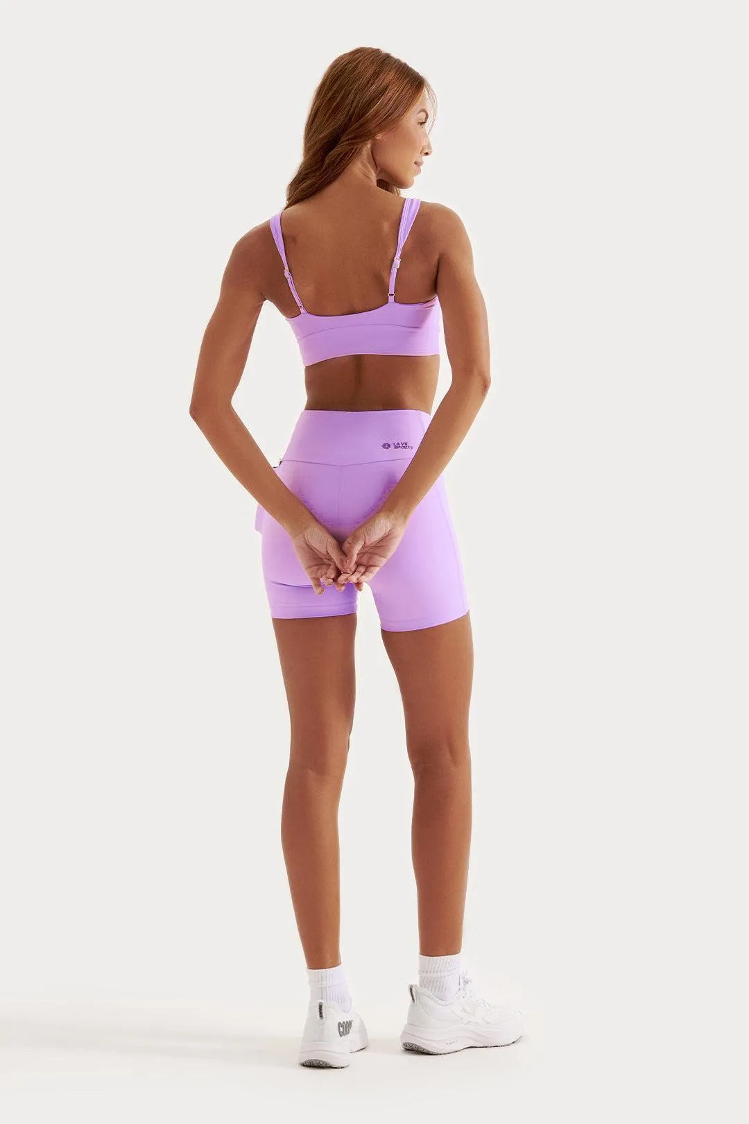 Short de Compressão com Multibolsos Total Emana Lavanda