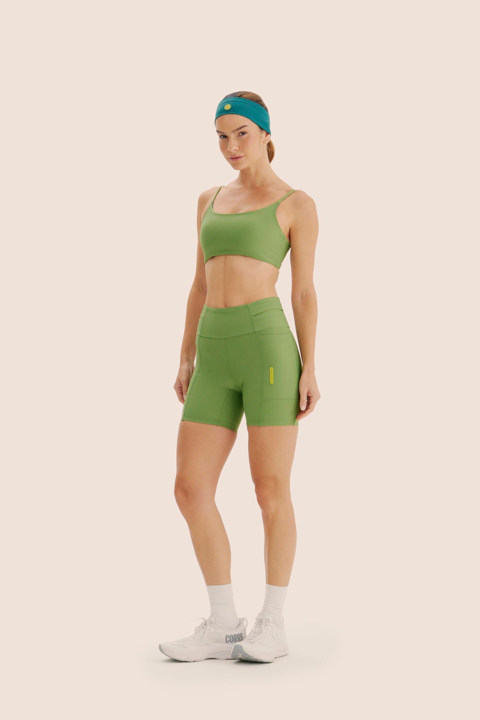 SHORT DE COMPRESSÃO COM MULTIBOLSOS ALECRIM
