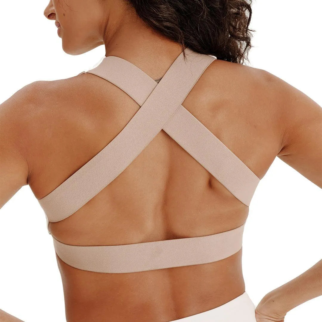 Top Cropped Dupla Face Total Emana Latte e Cappuccino