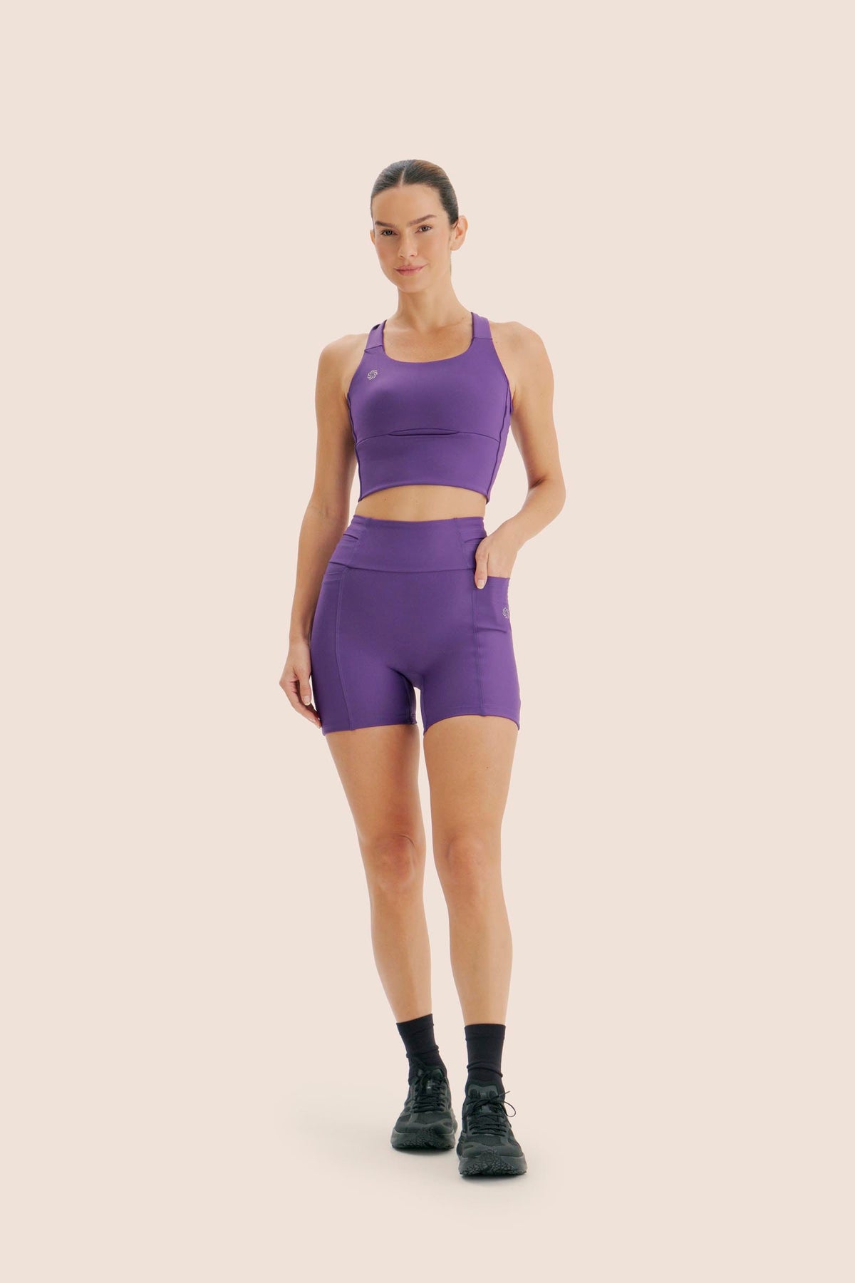 TOP DE COMPRESSÃO 7 BOLSOS FlexSkin™ AÇAÍ