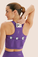 TOP DE COMPRESSÃO 7 BOLSOS FlexSkin™ AÇAÍ