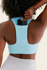 TOP DE COMPRESSÃO COM BOLSO CROPPED BOJO FIXO 2.0 TOTAL EMANA BRISA