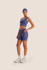 SHORT DE COMPRESSÃO COM MULTIBOLSOS FlexSkin™ ROXO