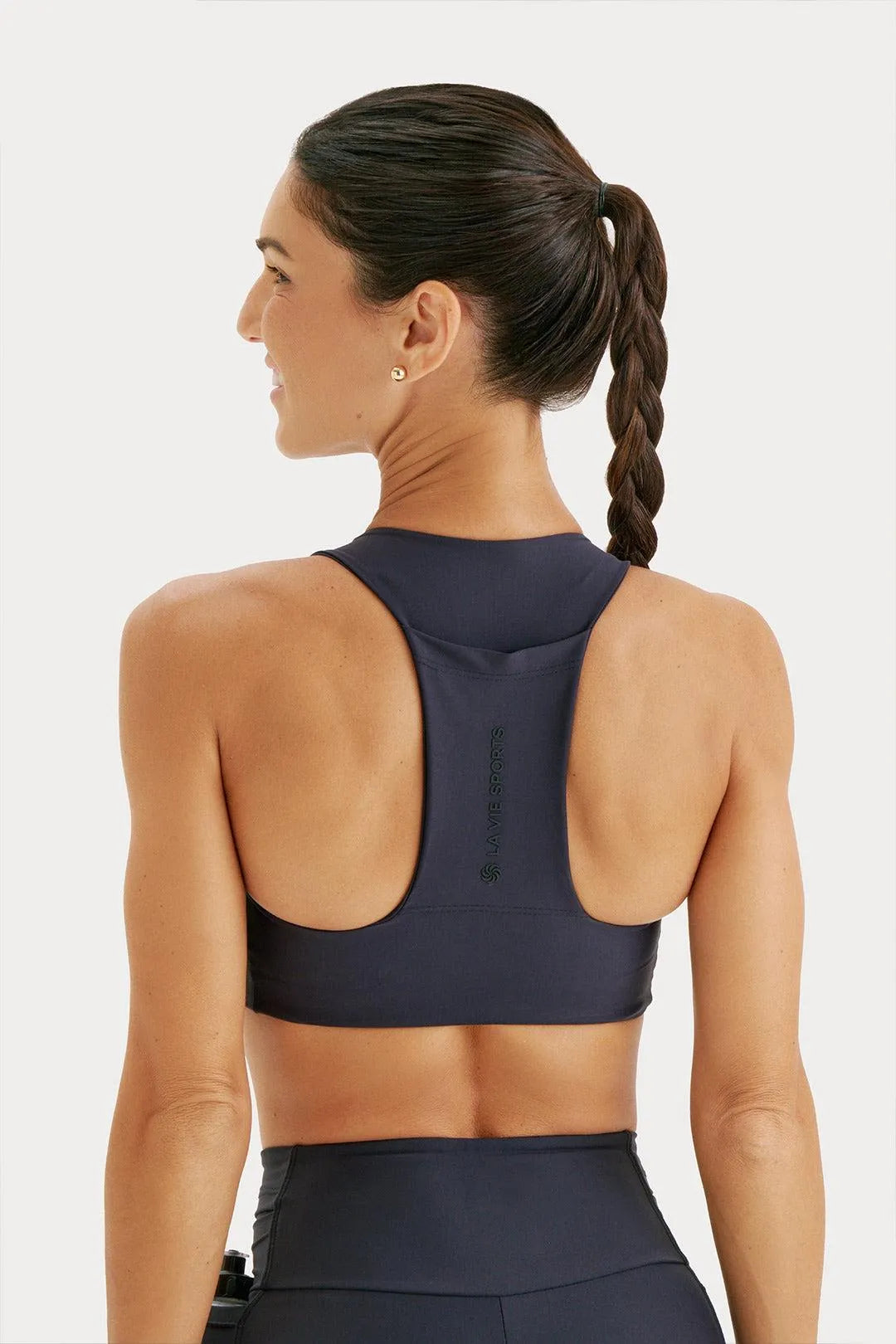 Top de Compressão com Bolso Cropped Bojo Fixo 2.0 Simple Preto