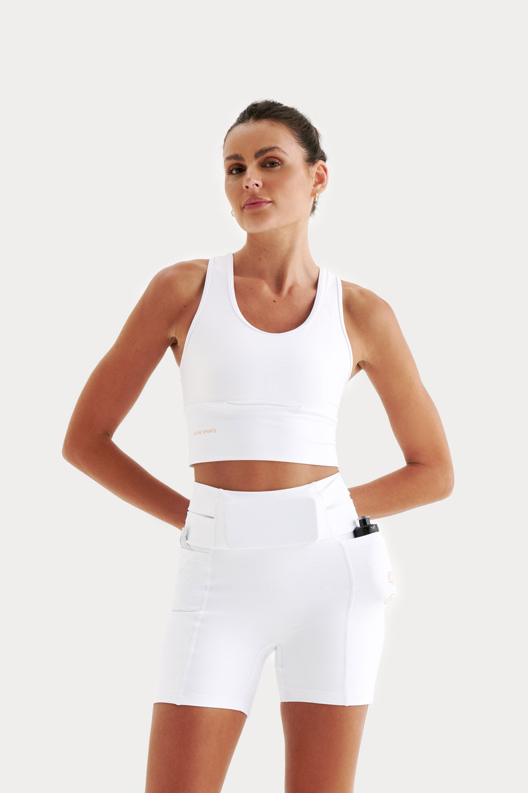 TOP DE COMPRESSÃO MULTIBOLSOS SETTE BRANCO