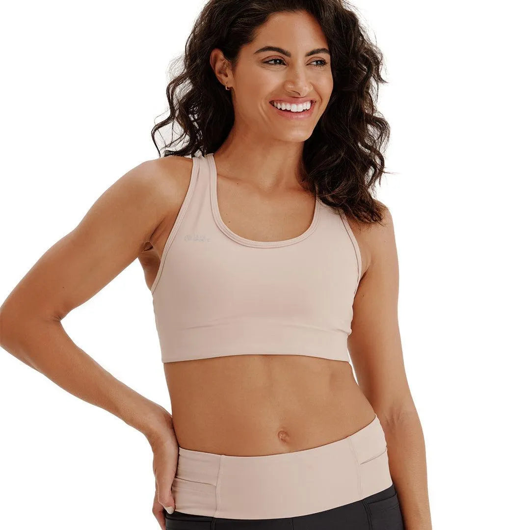 Top de Compressão com Super Bolso 2.0 Total Emana Cappuccino