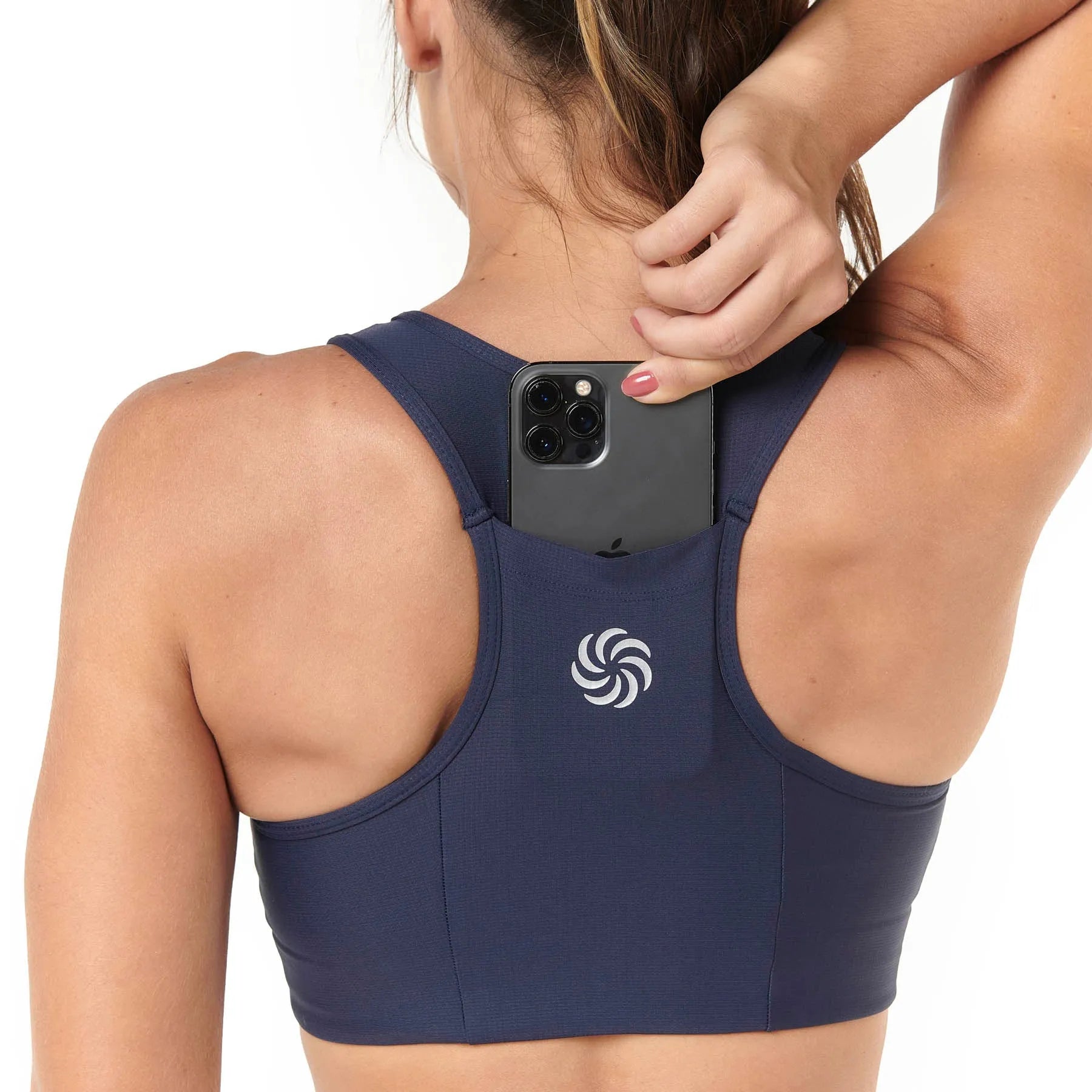 Top de Compressão com Super Bolso 2.0 Marinho