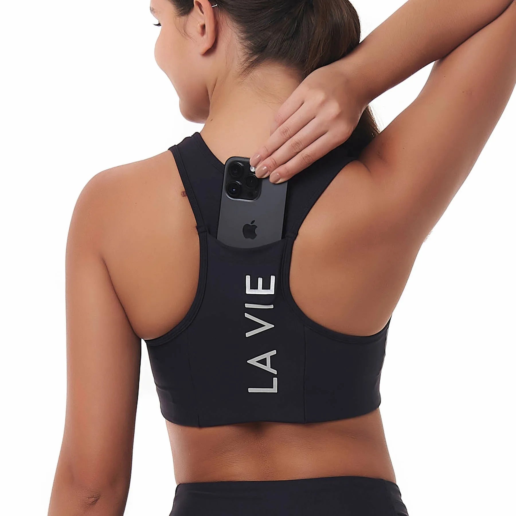 Top de Compressão com Super Bolso 2.0 Total Emana Preto