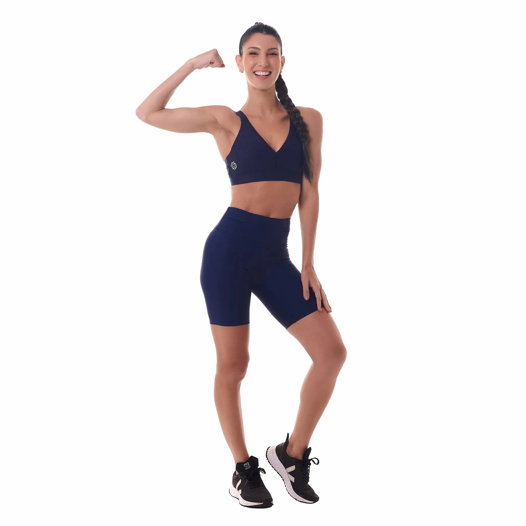 Top de Compressão Conforto Marinho