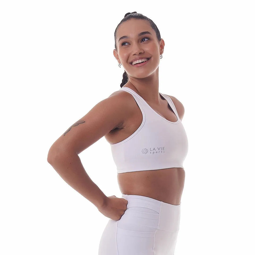 Top de Compressão com Super Bolso 2.0 Branco